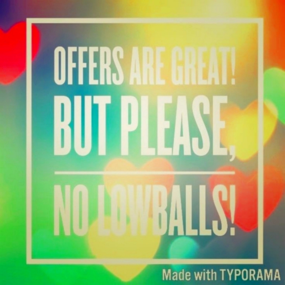 REASONABLE OFFERS ONLY! PLZ NO LOWBALL OFFERS